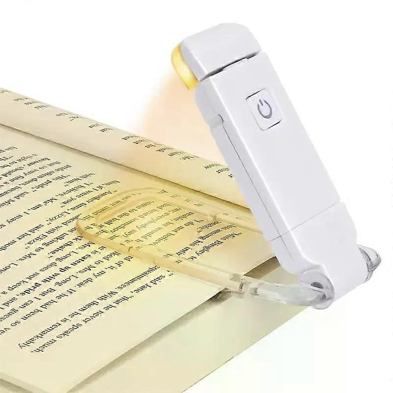 Mini-leseleuchte Mit Klemme, Led-nachtlicht, Usb-ladefunktion, Einstellbare Helligkeit, Augenschutz, Tragbar