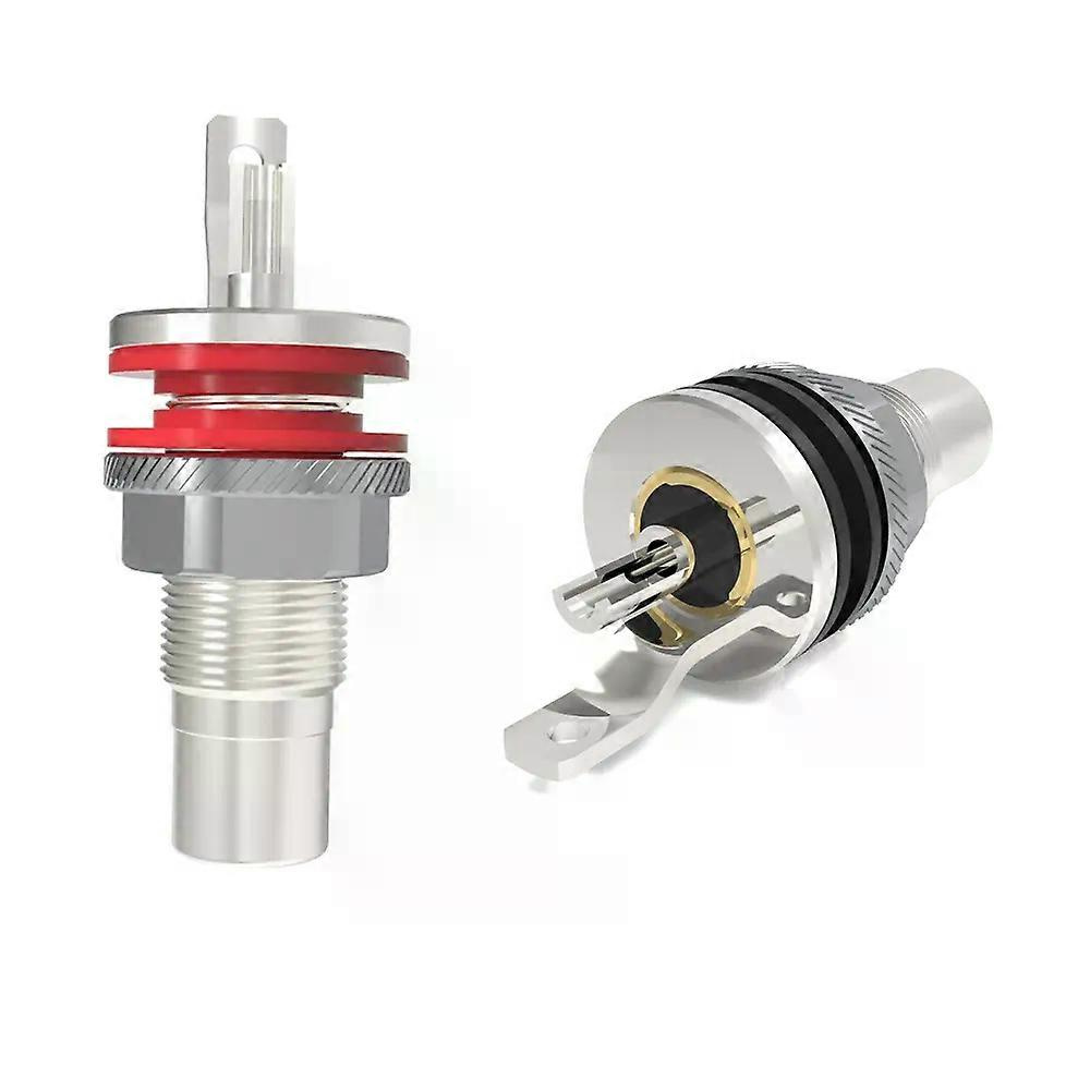 Monosaudio C404 Rca-buchse Aus Reinem Kupfer, Lautsprecherstecker, Vergoldete/rhodinierte Rca-audiobuchse, Hifi-adapterstecker