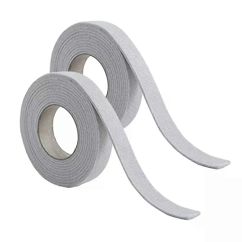 2 Rollen Fensterdichtungsstreifen Gegen Kondensation, Absorbieren Wasser, Halten Trocken, Filz-baumwollband, Fensterglas-anti-kondensationsband, 3 X 400 Cm