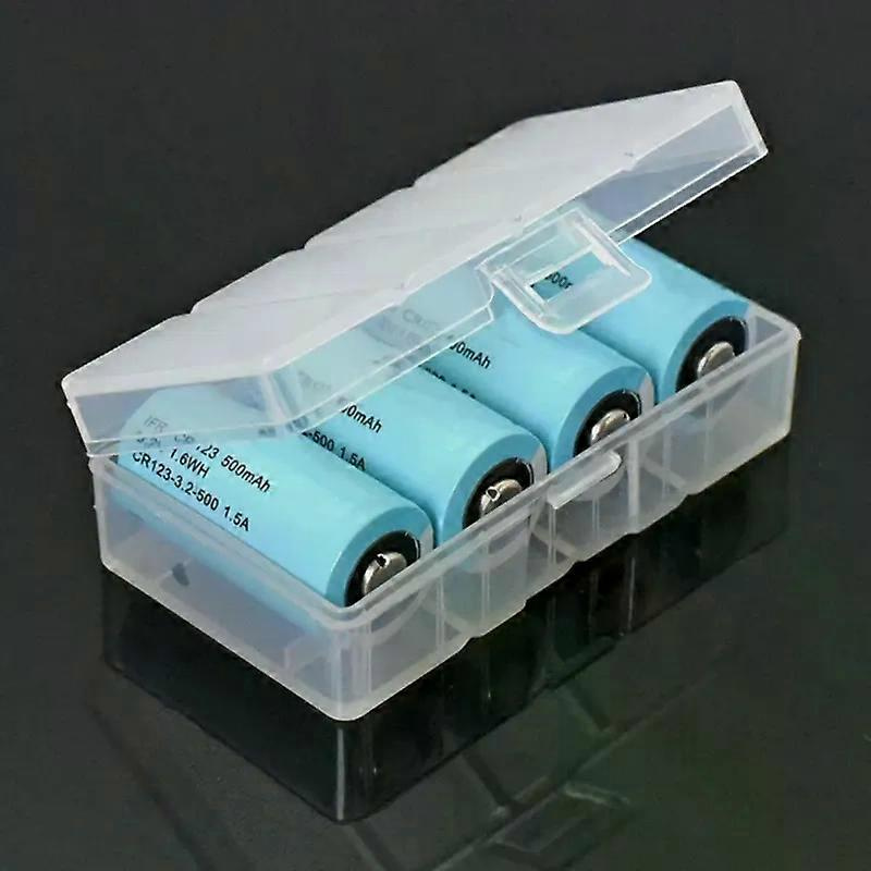 Robustes, Tragbares Und Stoßfestes Batteriefach Für Cr123- Und 16340-batterien – Ideal Für Reisen Und Outdoor-aktivitäten.