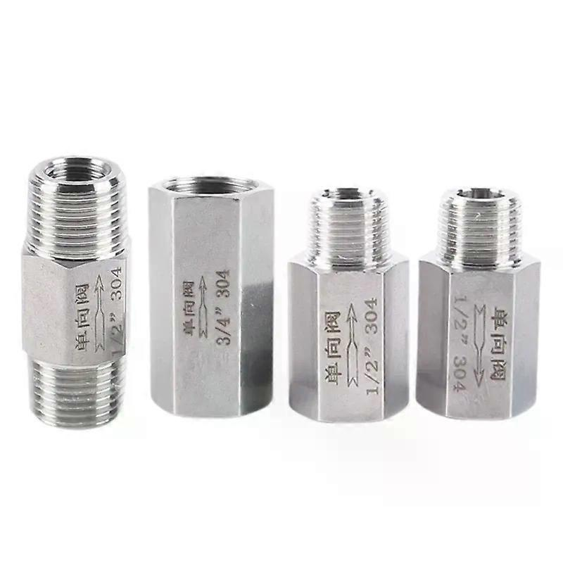 Rückschlagventil Aus Edelstahl 304/316l, 1/8, 1/4, 3/8, 1/2, 3/4 Zoll, 1-zoll-gewinde, Mit Innengewinde