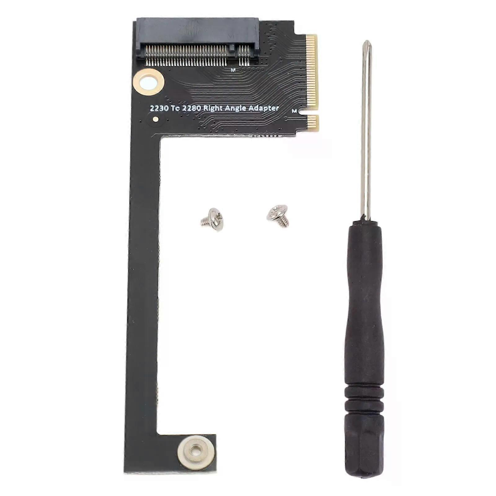 Umrüstung Von Rog Ally Handheld Auf Ssd 2230 Auf 2280: Nvme M-key Ngff M2 Pcie 40 30 Goldfinger-adapter 90 Grad