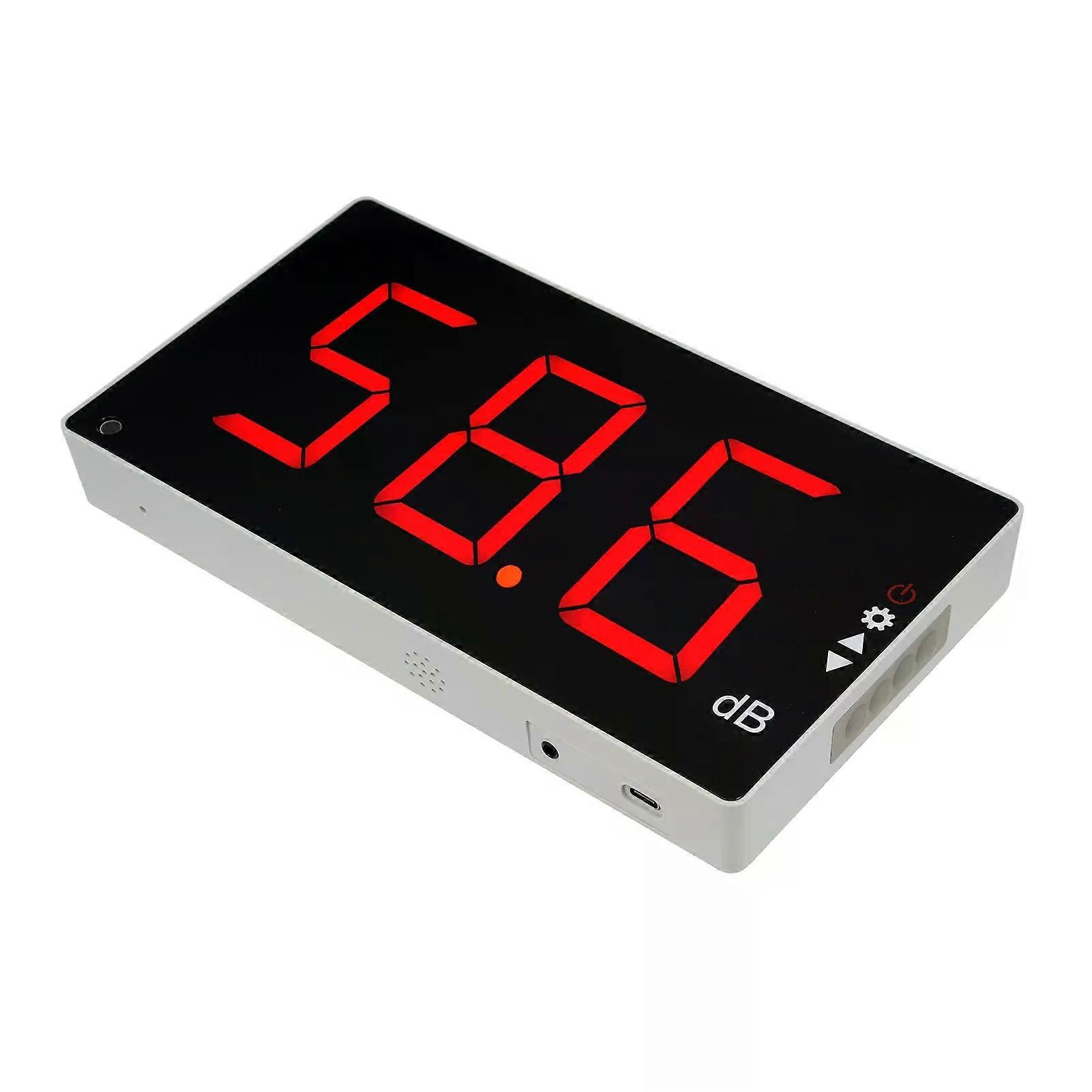 Schallpegelmesser 30–130 Db Mit Großem Lcd-bildschirm, Digitales Wandmessgerät, Geräuschmesser, Dezibel-überwachungsgerät