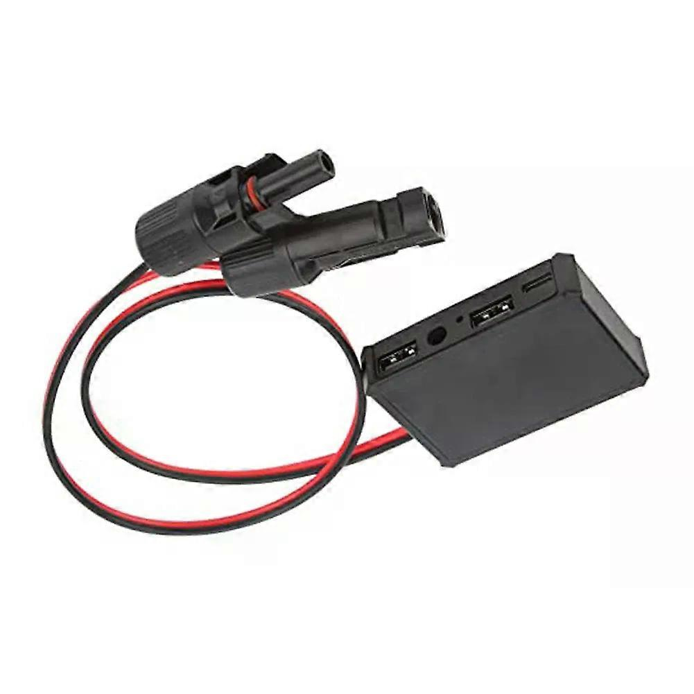 Solarladeregler Mit Usb-schnittstelle, Ladespannungsstabilisator Und Adapter (typ)