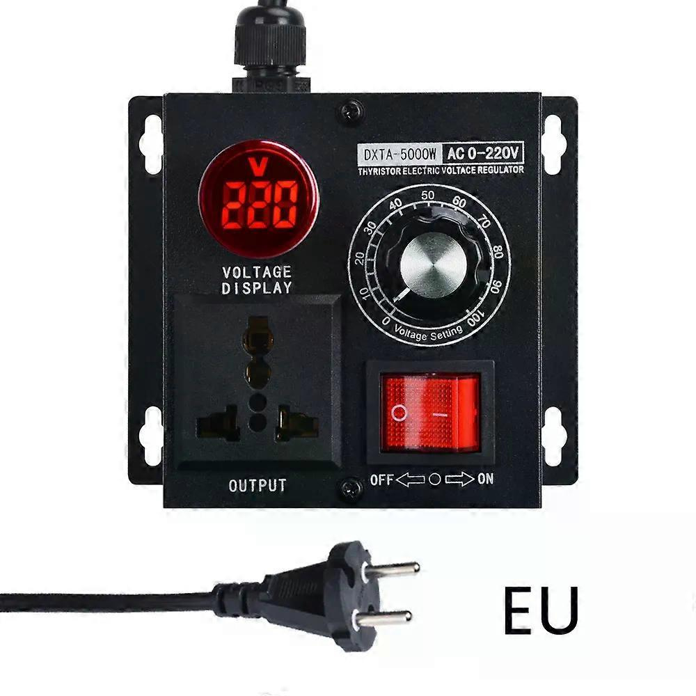 Spannungsregler 5000w, Drehzahl-/temperaturregelung, Licht-/spannungseinstellung, Dimmer, Ac 110v/220v, Kompakter Variabler Spannungsregler