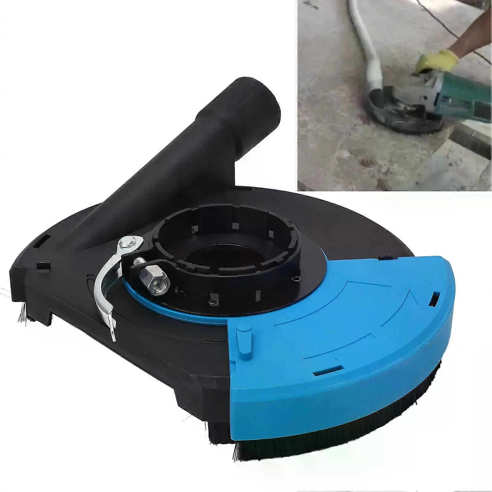 Staubabsaugung Für Winkelschleifer 7 Zoll Universal-flächenschleifer Staubabsaugung 180 Mm Blau Schwarz