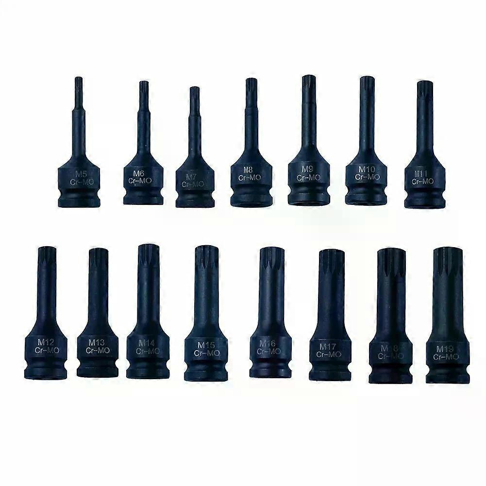 1 Stück 3-zoll-m5-m19-1/2-zoll-antriebs-steckschlüsseladapter Mit 12-punkt-steckschlüsselbit Für Ratschenschlüssel Und Elektrowerkzeuge