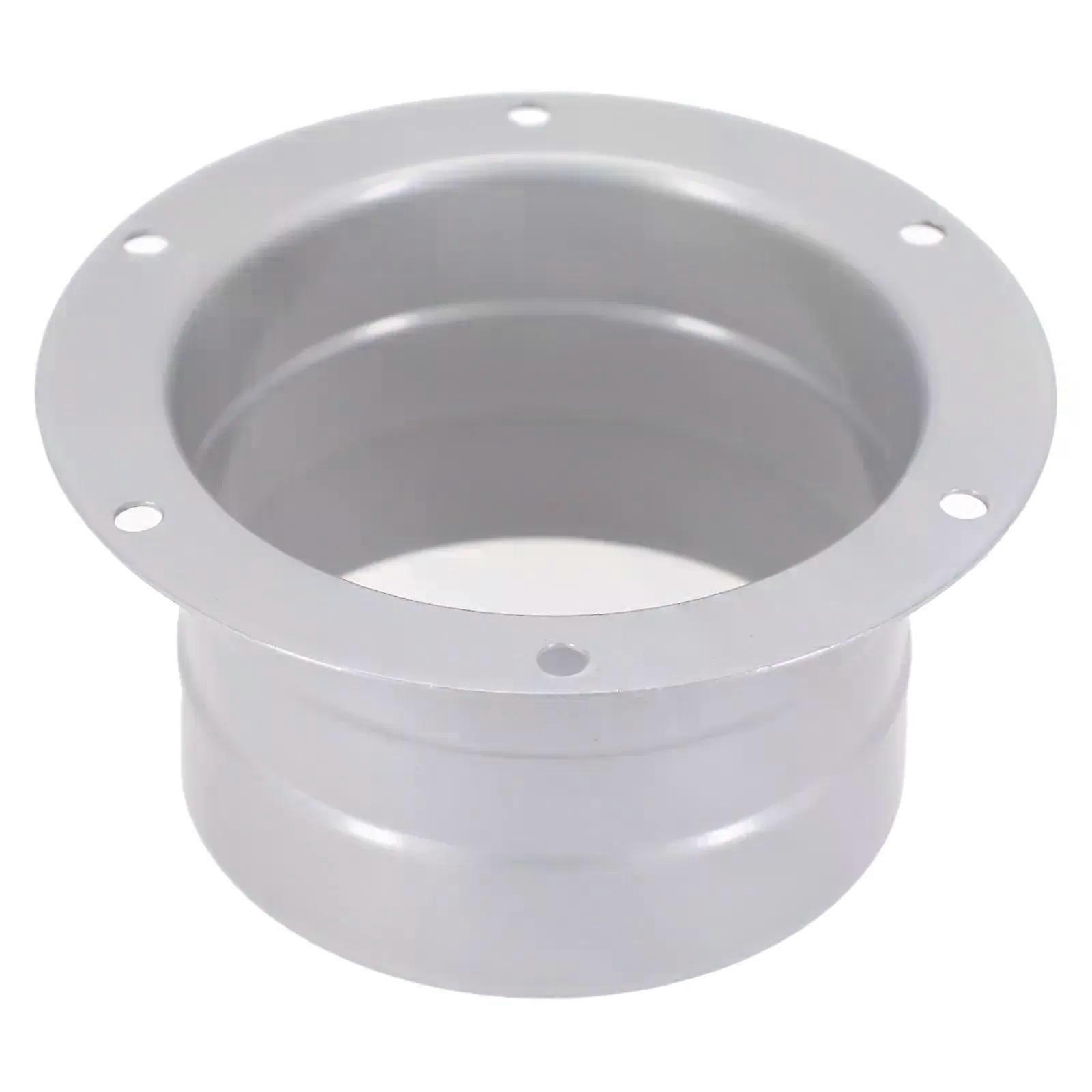 1 Stück 75–250 Mm Adapterflansch-anschluss Metall-lüftungsrohrverschraubung Wandluftrohr-schlauchflanschadapter Für Lüftungssysteme