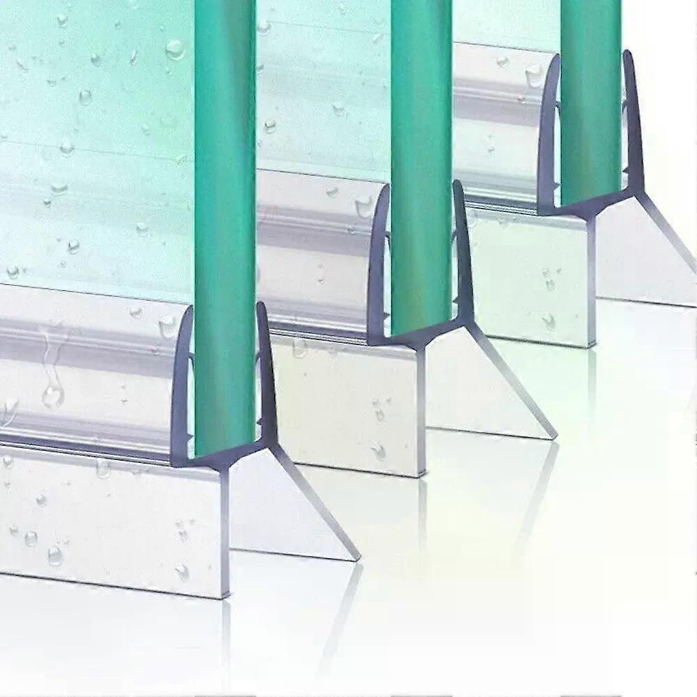 2 Stück Duschwanddichtungsstreifen, Gummidichtung Für Glastüren, Tragbare Fenster, Für Glasboden, Winddicht, Wasserdicht