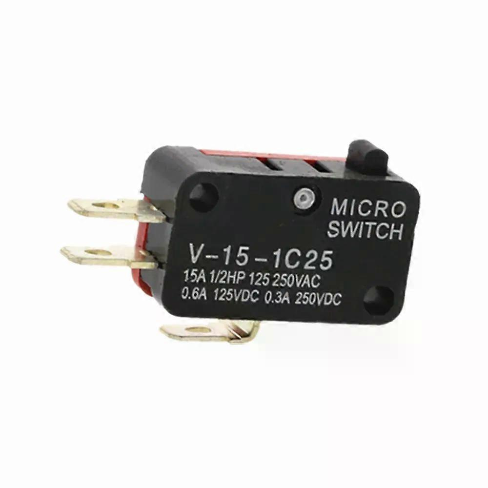 1 Stück Sicherheitsautomatisierungs-mikro-endschalter V-15-1c25, Rollenhebel-schnappschalter, 250 V, 16 A, 1 Schließer, 1 Öffner