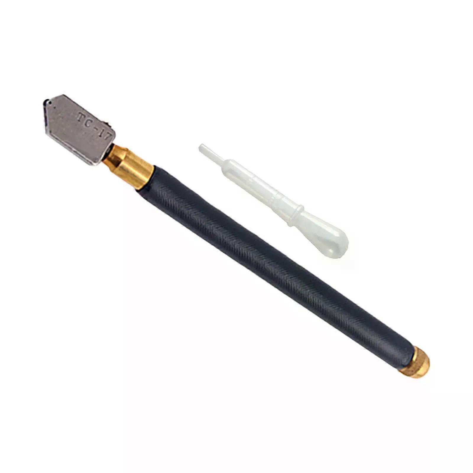 Toyo Tc-17 Öl- Und Glasschneider Mit Metallgriff, Diamant-schneidkopf, Neu, Schwarz