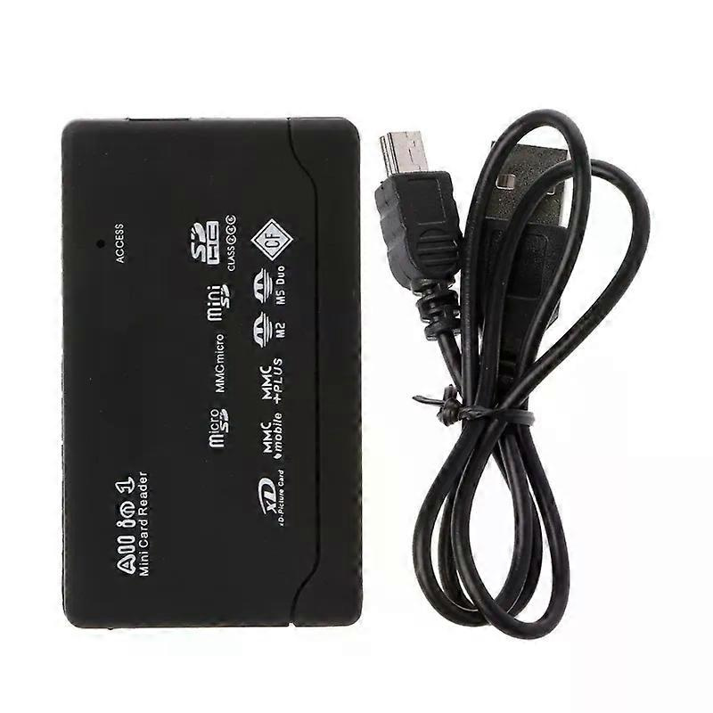 Tragbarer Usb-kartenleser/-schreiber, All-in-one-gerät Zum Gleichzeitigen Lesen Von Flash-speicherkarten, Universaladapter, Multi-hub Für Cf- Und Xd-karten