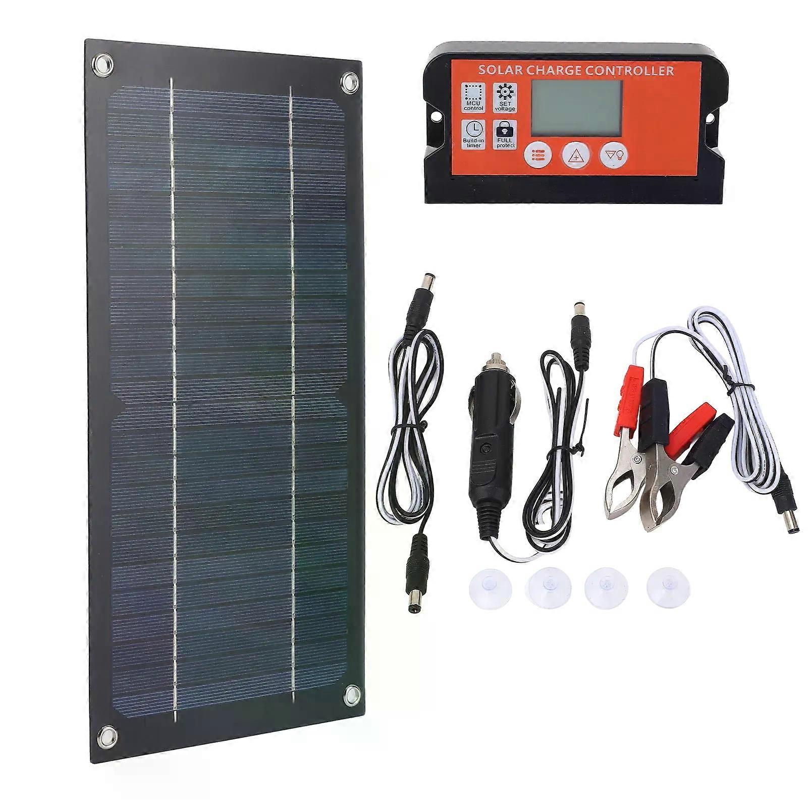Solarmodul-set Mit Hohem Wirkungsgrad, Tragbares 600-w-panel-ladegerät, 100 A, Hohe Ausgangsleistung, Geeignet Für Outdoor-aktivitäten Wie Camping Und Landwirtschaft