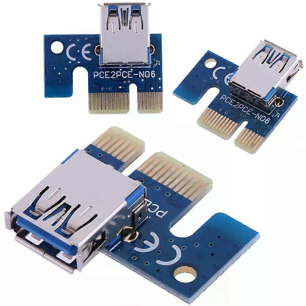 Usb 30 Pci-e X1 Adapter Pci E X1 Adapter Pcie 1x Zu Usb 30 Adapterkarte Für Pci Express Risermining Btc Miner Erweiterungskarte