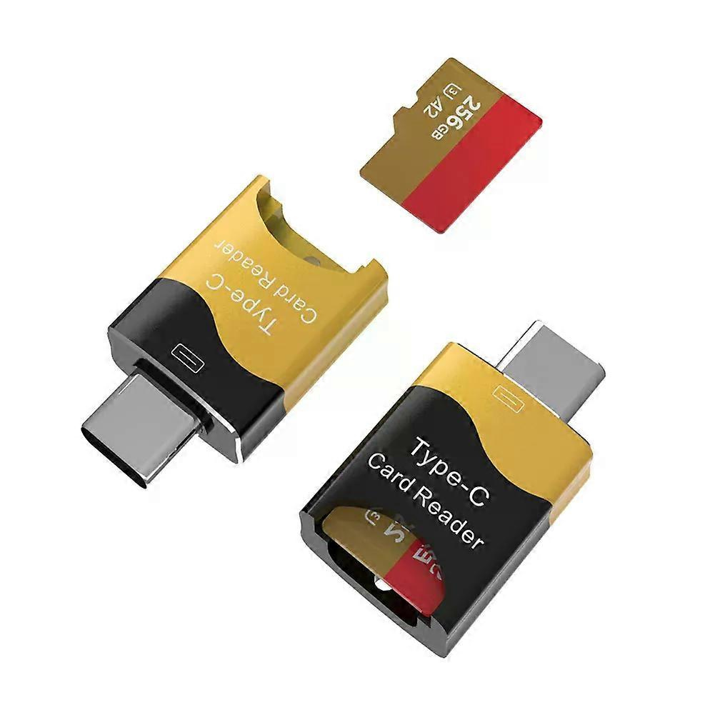 Usb-c-auf-micro-sd-tf-kartenleser-adapter Für Iphone, Xiaomi, Samsung, Huawei, Otg-smart-speicherkartenleser, Aluminium-flash-laufwerk