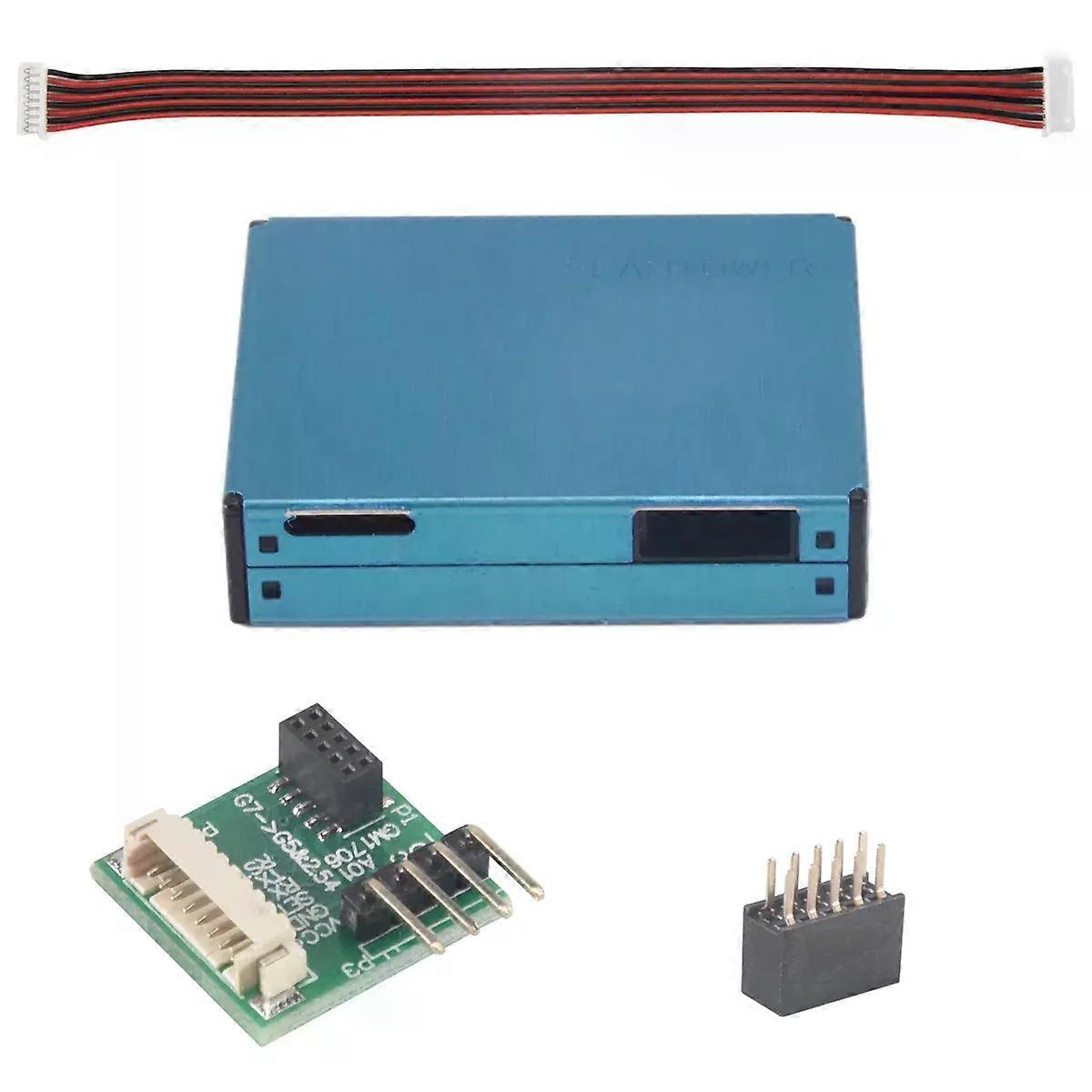 Uttg-pm25 Staubsensor Pms7003 / G7 Dünner Digitaler Pm25-sensor (inkl. Übertragungsplatine + Kabel)