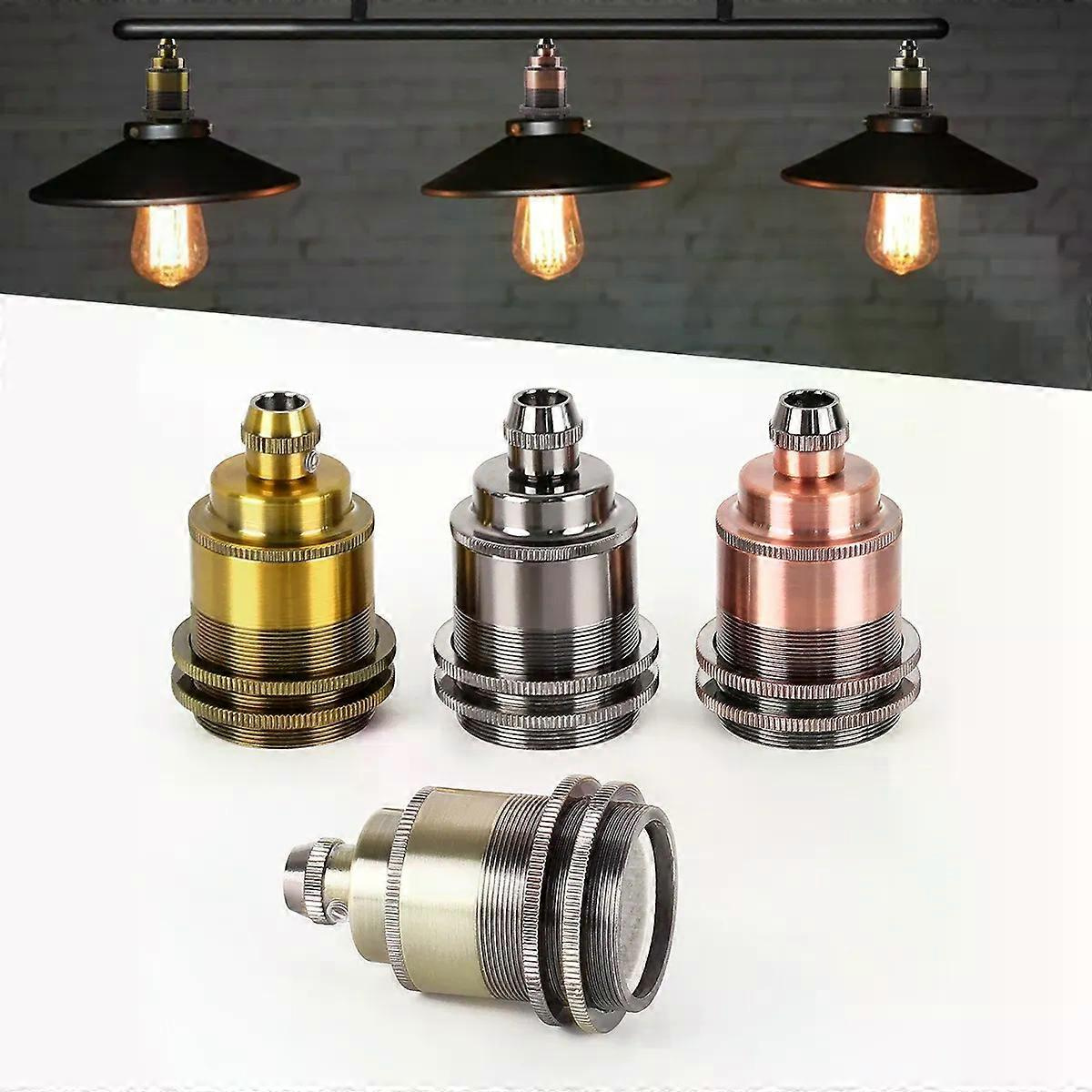 Vintage-lampe Mit E27-sockel, Hitzebeständig, Diy-pendelleuchte Aus Messing Und Keramik, Antike Lampenfassung Aus Porzellan