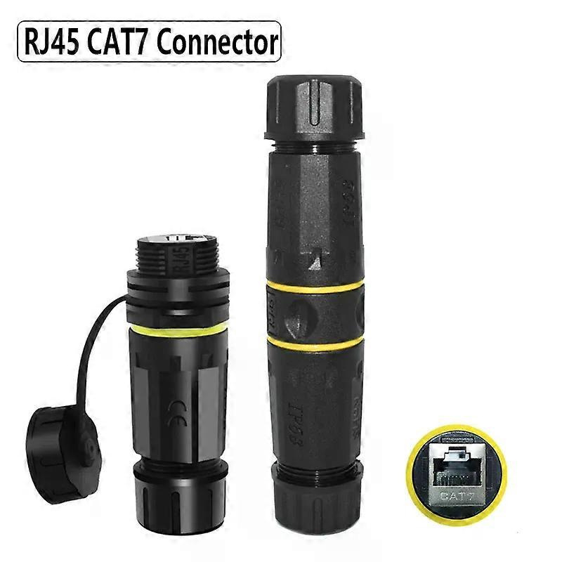 Cat7 Wasserdichter Rj45-kuppler, Wasserdichter Ethernet-stecker, Geschirmt, Ip68, Buchse Auf Buchse, Wasserdichter Ethernet-kuppler