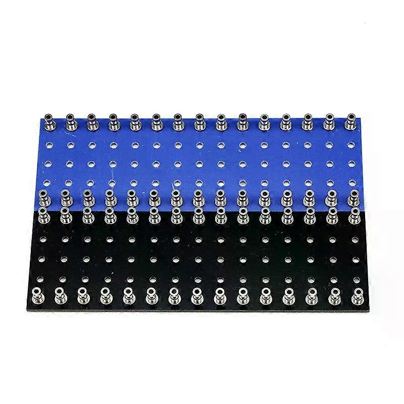 Fr4 Isolierplatte, 30-bit-platine Mit Verschraubungen, 143 X 47 X 2 Mm, Schwarz Und Blau