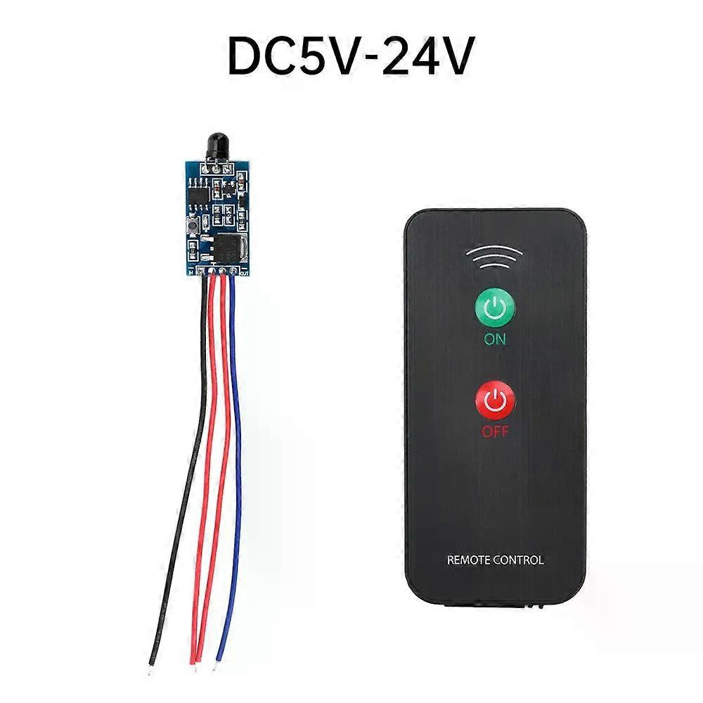 Infrarot-fernbedienungsschalter (1-taste/2-taste) Mit Dc 5v/24v-relaismodul Und Fernbedienungsempfänger
