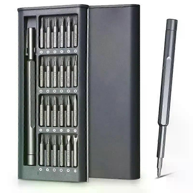 Präzisionsschraubendreher-set 25-in-1 Mit Sechskant-, Flach- Und Magnetkopf Für Iphone, Pc, Uhr, Kamera Und Brille