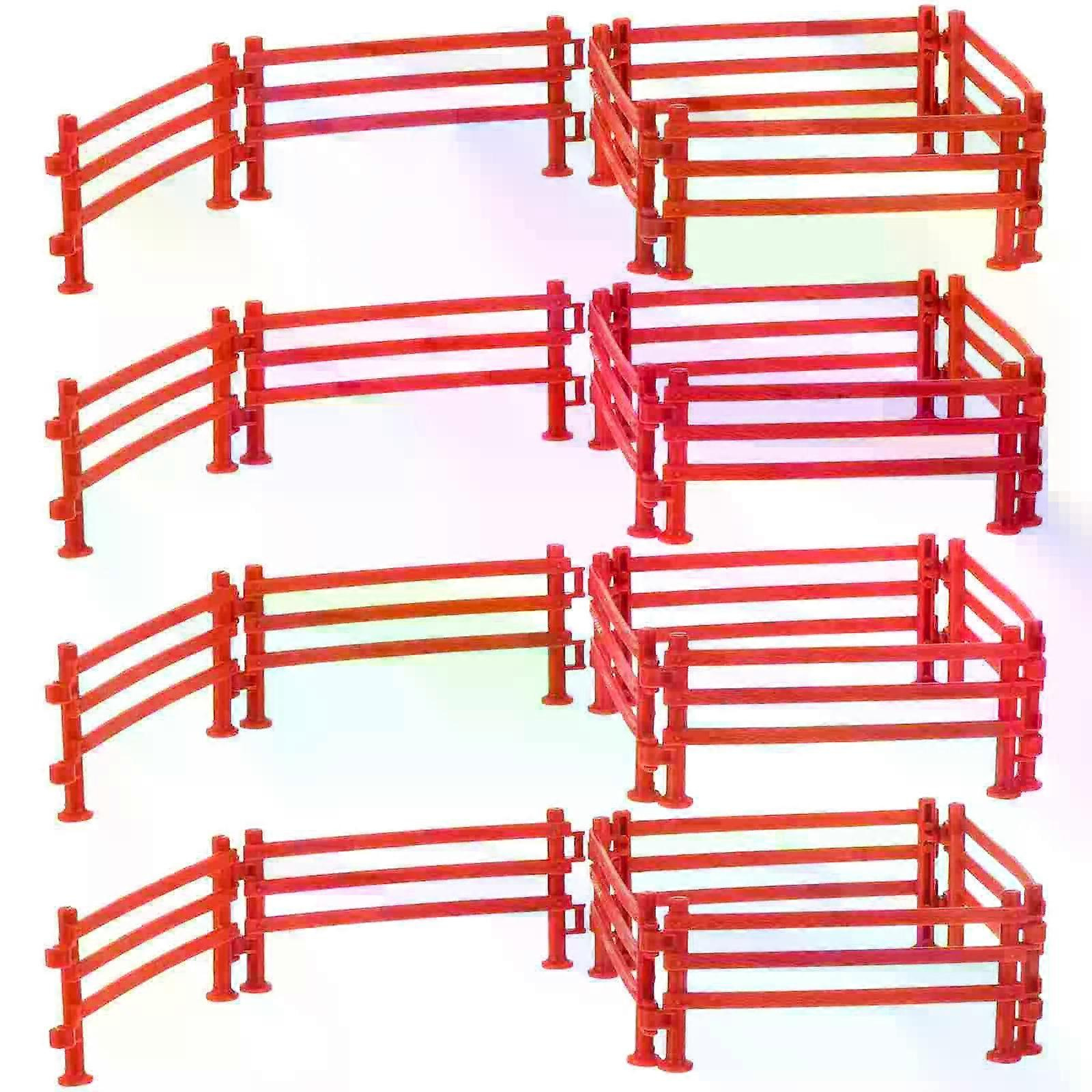 50-teiliges Miniatur-zaun-set Aus Kunststoff, Inklusive Zaun-spielzeug Für Zoos, Gartentore Und Mehr – Ideal Für Die Gartengestaltung.