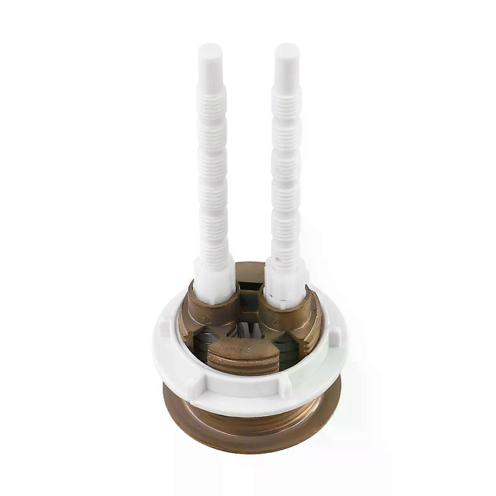 Stück 38 Mm Spülknopf Aus Gebürstetem Messing, Goldfarben, Für Wc-spülkasten, Wandhängendes Druckventil, Zweimengenspülung, Badezimmer