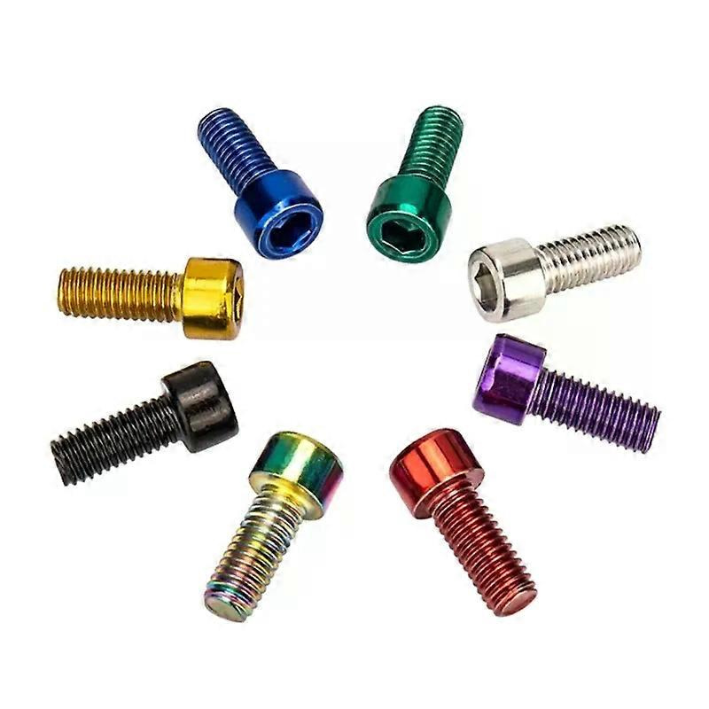 4 Stück Fahrrad-flaschenhalterschrauben 5x12mm Edelstahl Sechskantschrauben Flaschenhalterschrauben