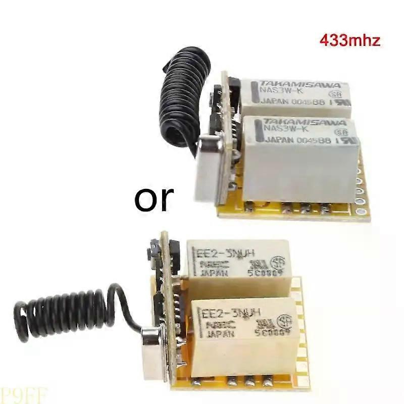 1 Stück Rf-funkfernbedienung Mit Zwei Led-schaltplatine Für Dc 3-12v Relais-schaltmodul 433mhz Für Garagentor