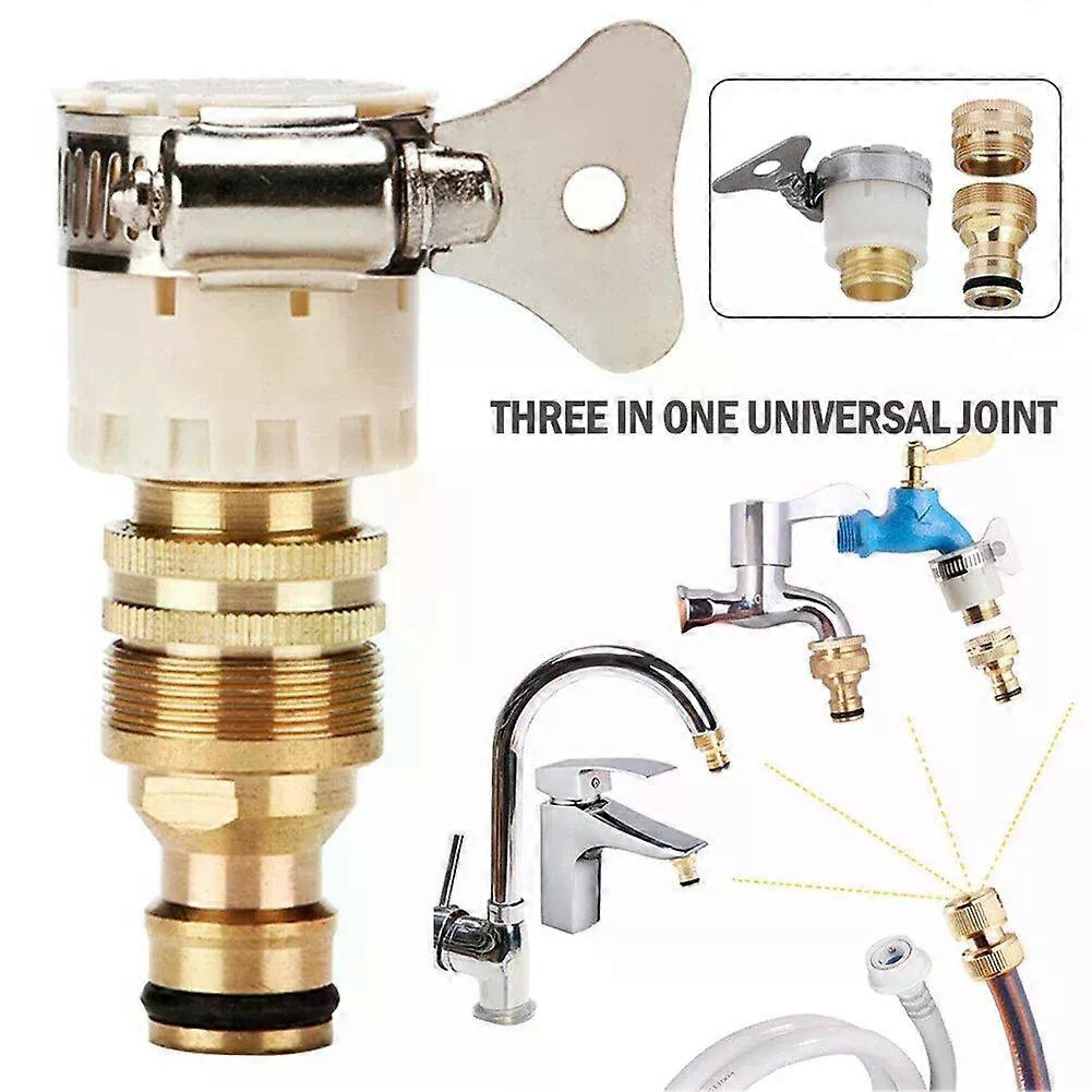 Universal-schlauchanschlussadapter (15–23 Mm) Für Gartenschläuche Und Wasserhähne