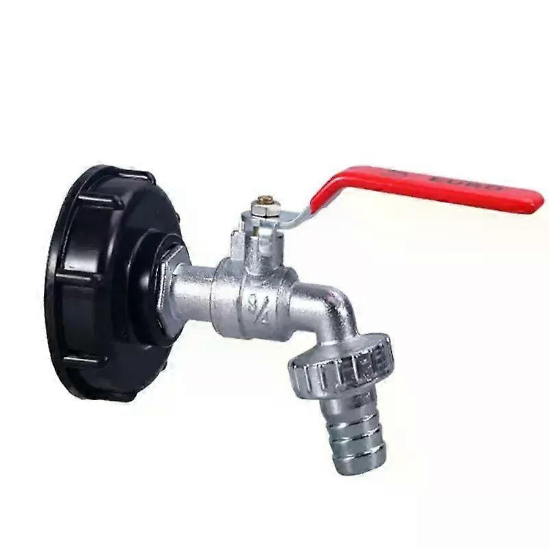 1 Stück Robuster Ibc-tankhahnadapter S606 Grobgewinde Auf 1/2" 3/4" Anschluss Ersatzventil Garten-haus-ventilanschluss Wasserhahn