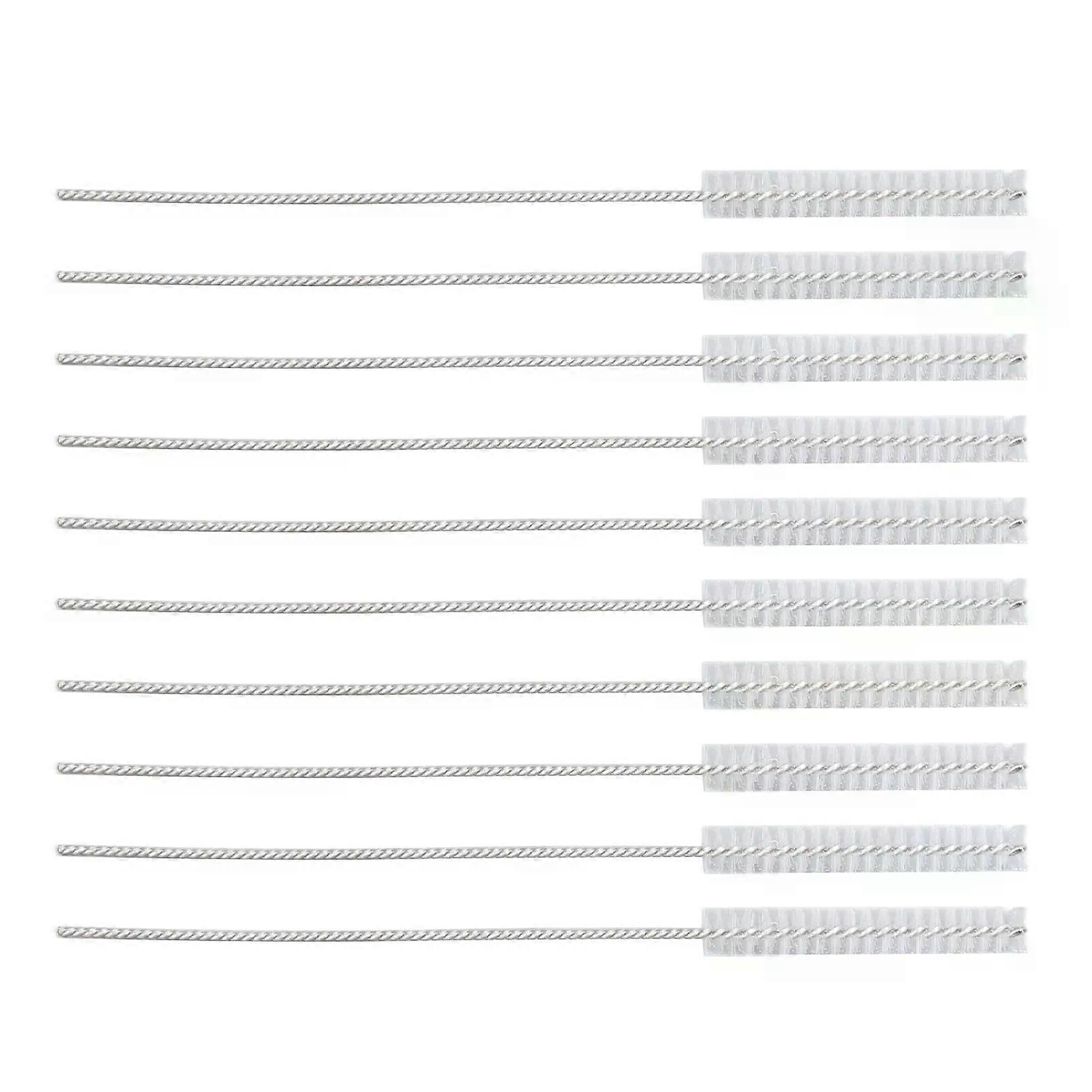 10 Stück 25 Mm Hörgeräte-lüftungsbürste, Professionelles Nylonhaar-reinigungswerkzeug Für Hörgeräteschläuche, Zubehör Aus Nylon