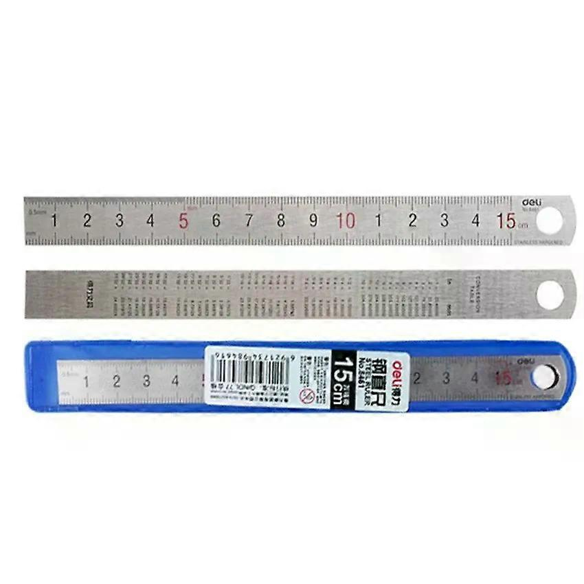 15 Cm Edelstahl-messlineal, Schreibwaren Für Schüler, Künstler, Zeichnen, Designer, Ingenieure, Malerlineal Mit Klarer Skala