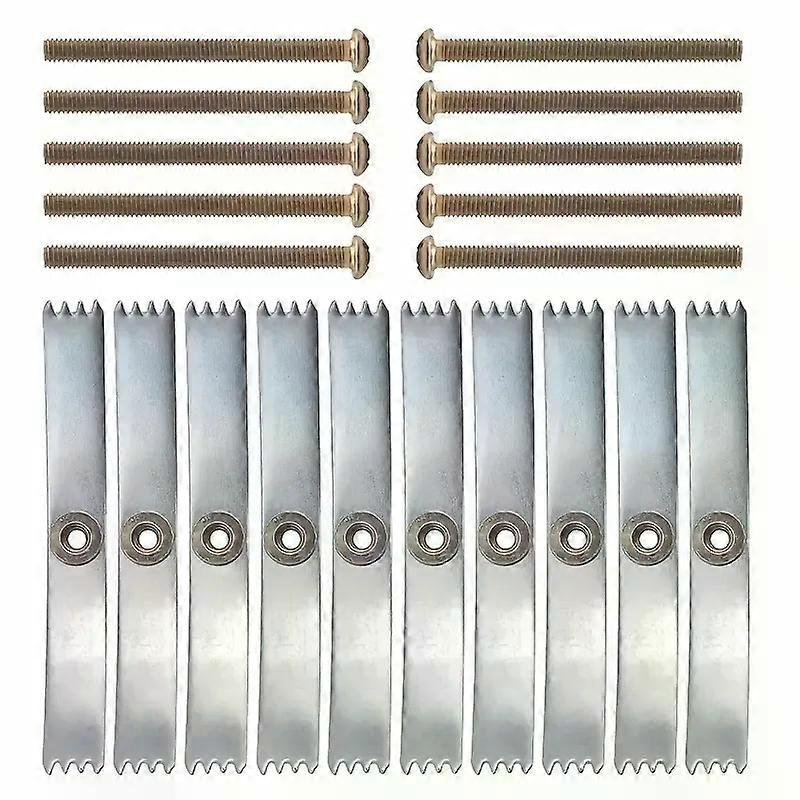 20er-set 86 Typ Kassettenreparatur-stahlplatten Mit Befestigungsschrauben Universal-schaltersteckdose Festanschlussdose