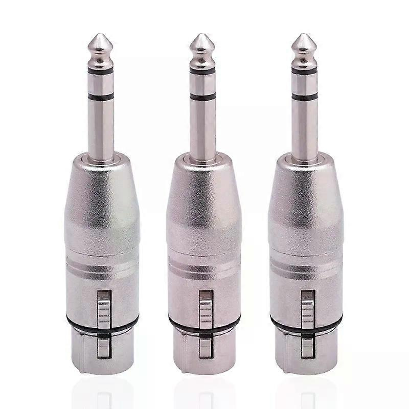 635 Mm 6,35-mm-klinkenstecker Auf Xlr-mikrofonadapter, Stereo-audioanschluss 635 Mm Stecker Auf Xlr-buchse Für Mischpult