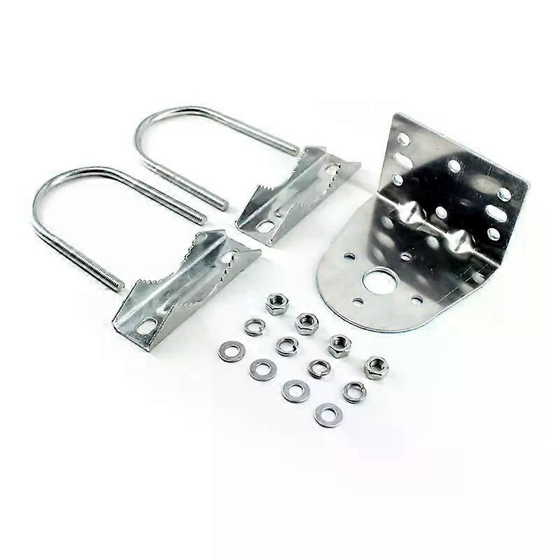 Antennenmastklemme Mit U-bügeln Für Amateurfunk-, Uhf-, Vhf-, Cb-, Mobilfunk- Und Lkw-antennen. Antennenhalterung Für N-buchse Typ Jxlgv.