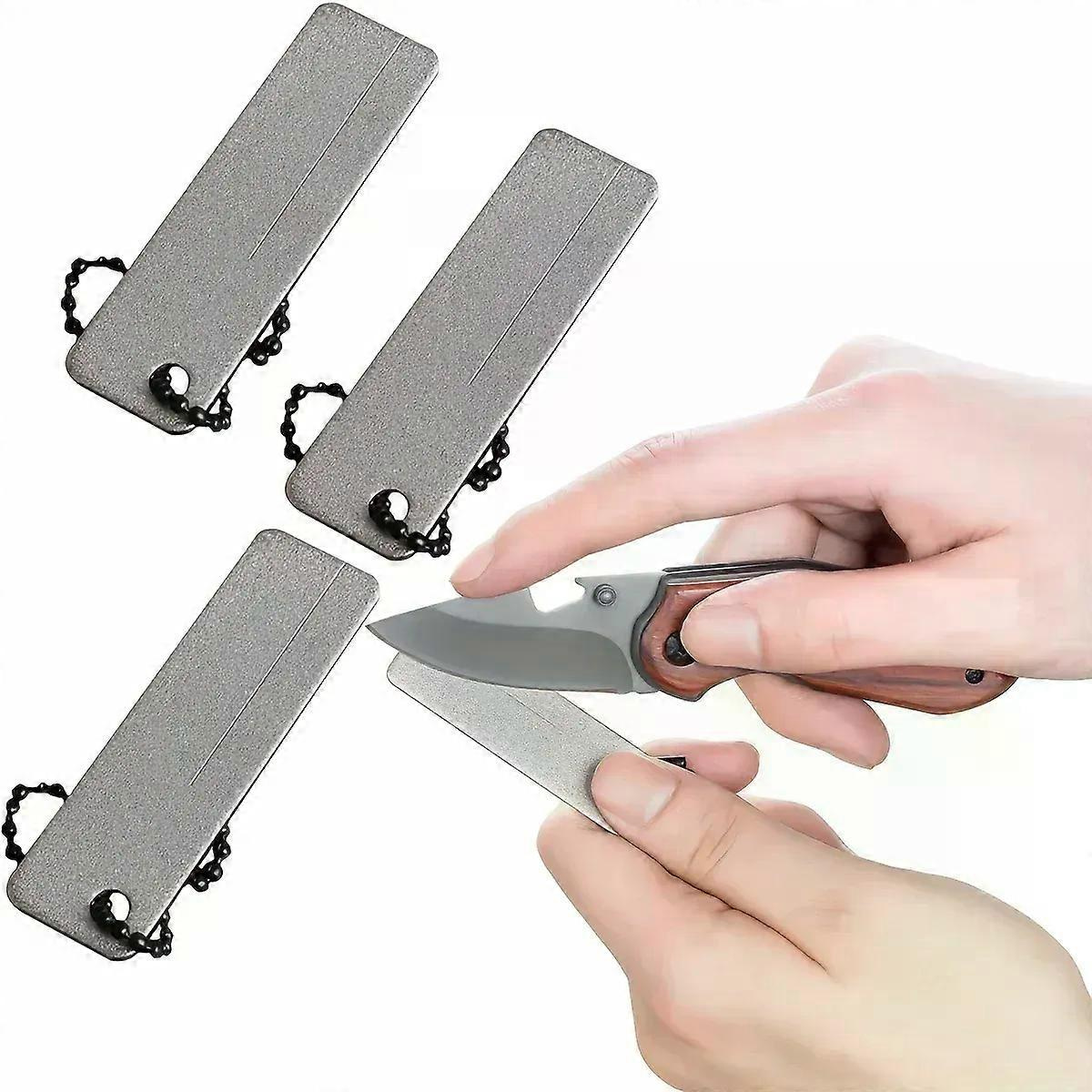 Diamant-messerschärfer, Mini-schlüsselanhänger, Outdoor-camping-werkzeug, Nagelfeile