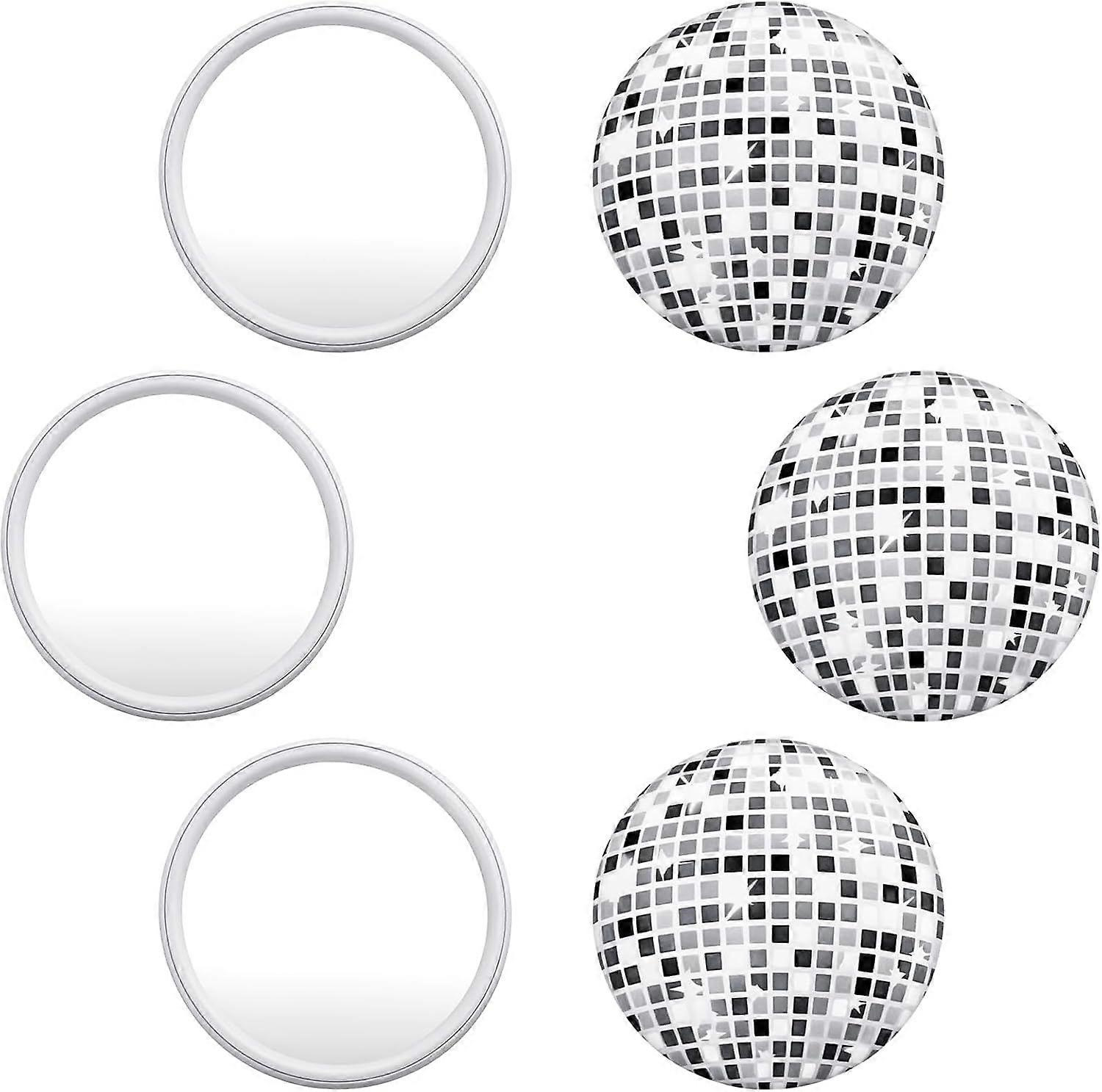 6 Mini-diskokugeln, Kompaktspiegel, Rund, Vintage-mini-spiegel, Gastgeschenke Für Disco-partys, Taschenspiegel Für Frauen, Reise- Und Geburtstagsartikel