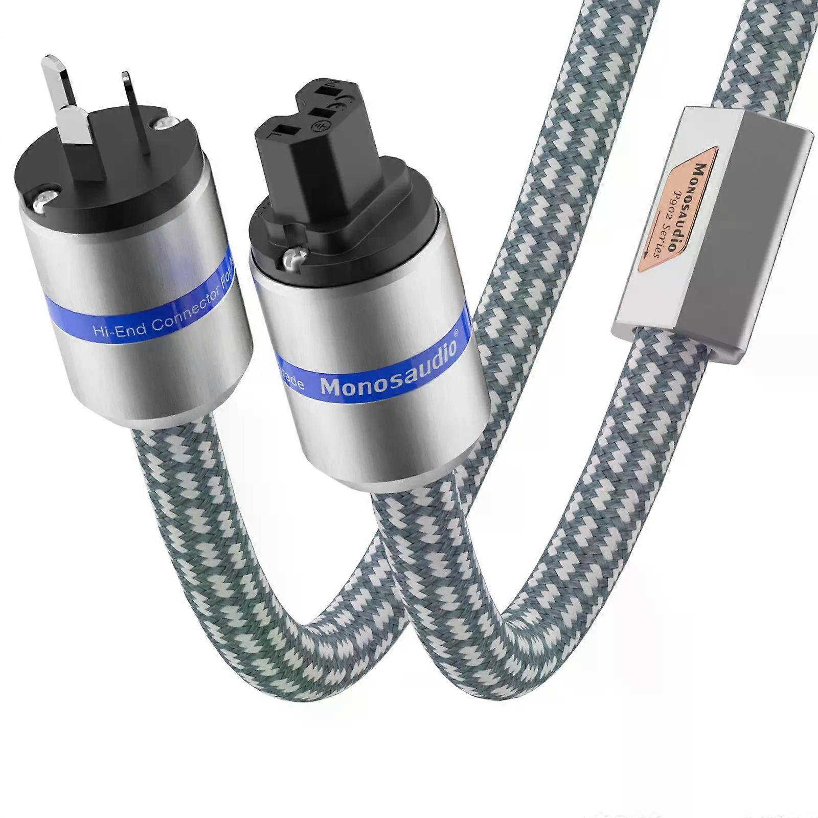 Monosaudio P902 Eu/us Schuko-netzkabel 10awg Emv-abschirmung Netzkabel M106 Netzkabel Ac-netzkabel