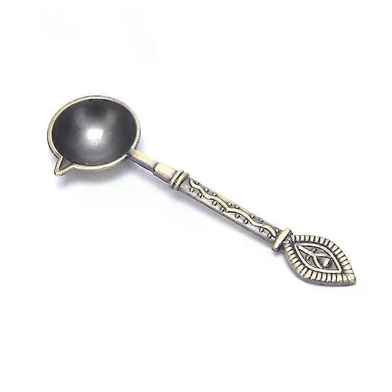 1 Stück Anti-hitze-siegelwachslöffel Diy Antikes Siegel Retro Vintage Wachslöffel Mit Metallgriff Einladungskarten Dekorative Stempel Basteln