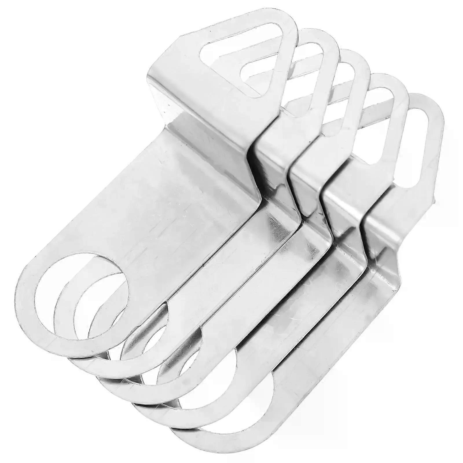 5 Stück Uhrwerkhaken, Silberfarbenes Metall, Wanduhr-aufhängezubehör, Diy-bausatzteile, Pendelhaken, Uhrkomponenten