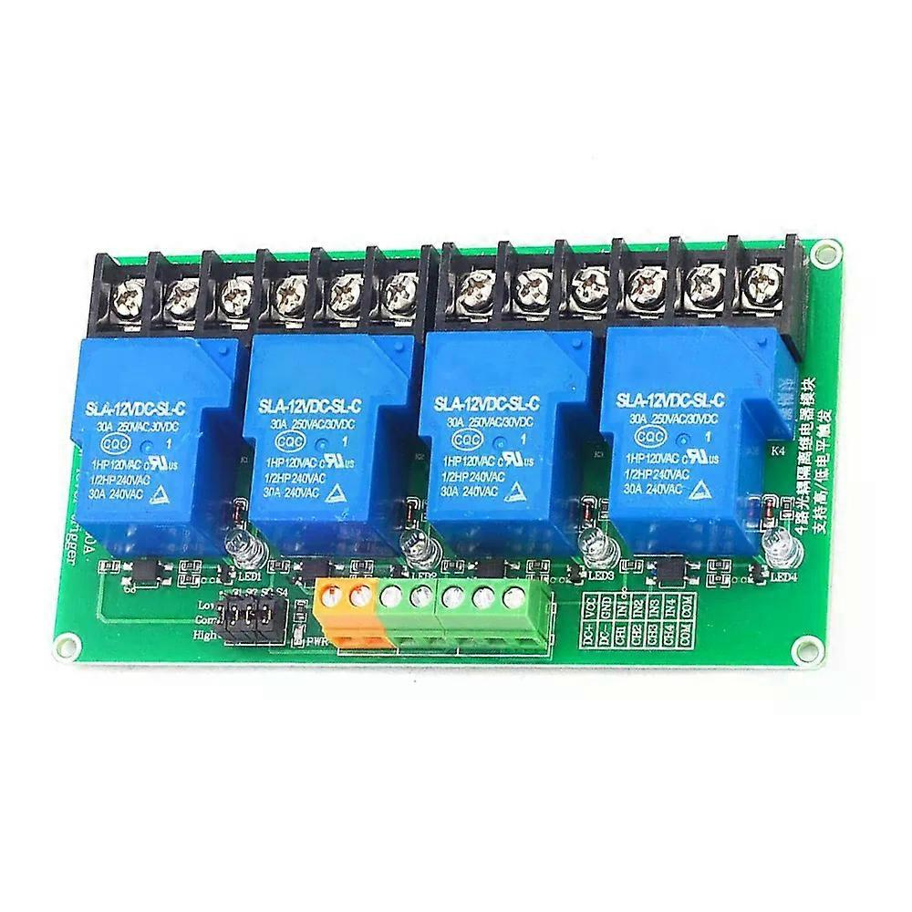 4-8-kanal-relaismodul 30a Mit Optokoppler-isolation 5v 12v 24v Unterstützt Hohe Und Niedrige Sps-automatisierung Für Smart Homes