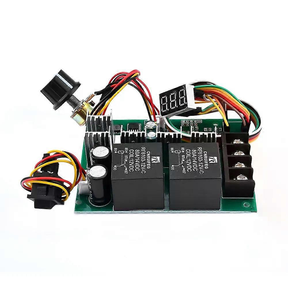 40-a-pwm-drehzahlregler Für Gleichstrommotoren Mit Digitalanzeige, Dc 10–55 V, 0–100 % Einstellbar, Eingangsspannung Des Antriebsmoduls: Max. 60 A, 12 V, 24 V, 36 V, 48 V