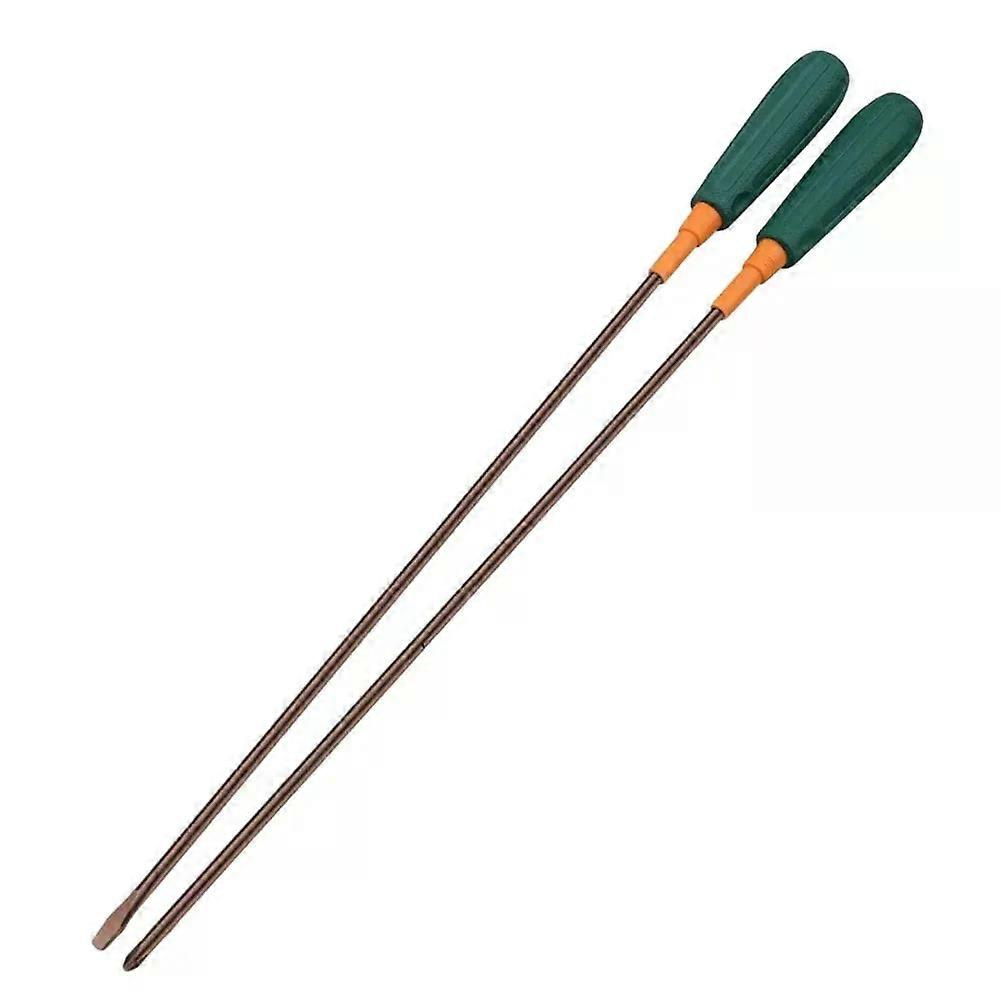 1 Stück 300 Mm Langer, Magnetischer Schlitz-kreuzschlitzschraubendreher Mit Gummigriff, Reparaturwerkzeug