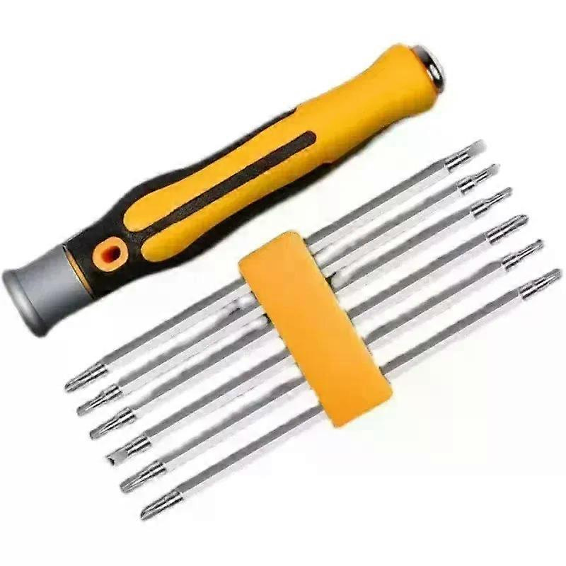 12-in-1-schraubendreher-set Mit Magnetischem Bit, Kreuzschlitz- Und Flachkopf-schraubendreherkopf, Multifunktionales Präzisions-handwerkzeug Für Wartungsarbeiten, Heimwerkerbedarf