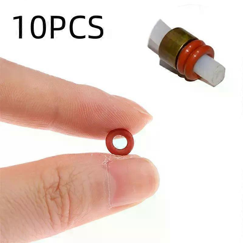 10 Stück O-ringe Aus Lebensmittelechtem Silikon Für Druckschläuche Von Kaffeemaschinen, Dichtungsringe, Rot, Vmq Reparaturset