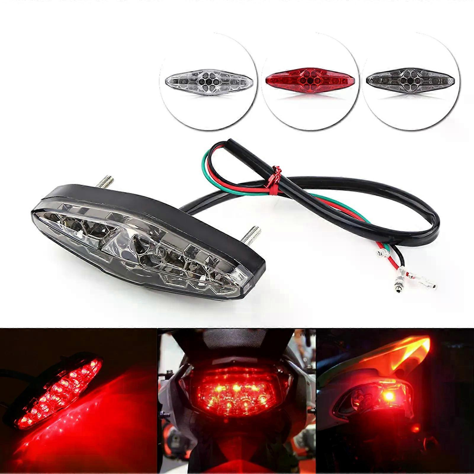 12v 15 Led Motorrad Brems-, Rück- Und Rücklicht Atv Dirt Bike Rücklicht Universal