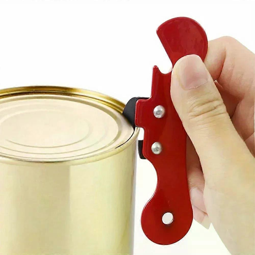 Multifunktionaler Flaschenöffner Aus Edelstahl, Sicherheits-seitenschnitt, Manueller Dosenöffner, Ergonomischer Dosenöffner, Weinzubehör