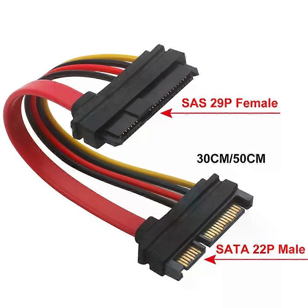 Sas Sata Sff-8482 Sas 29 Pin Zu Sata 22pin Festes Steckverbindungskabel Mit 15 Pin Sata Power Port