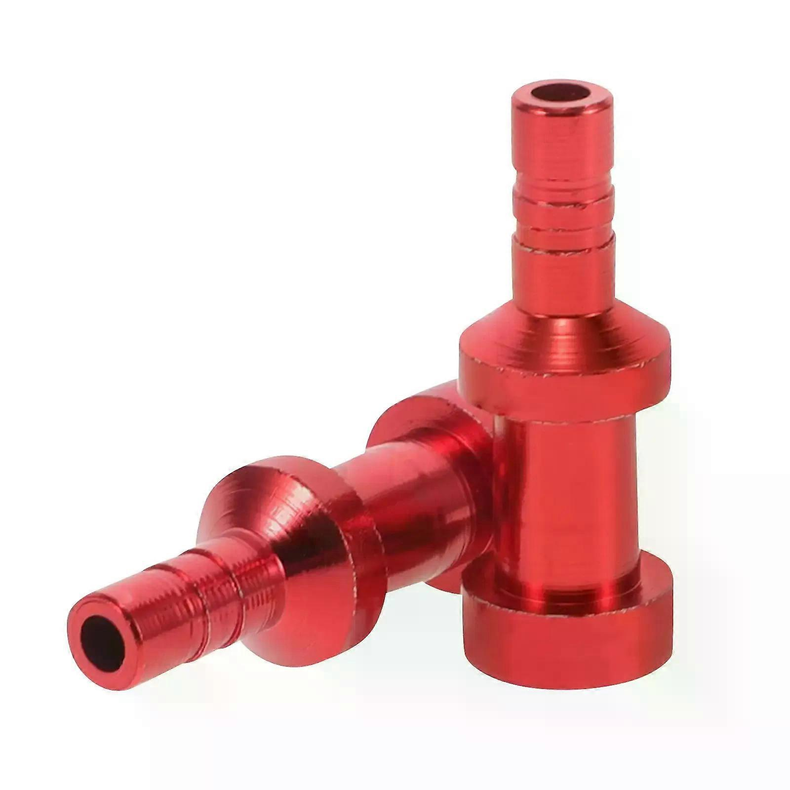 2 Stück Cnc-gefräste, Eloxierte Fahrradventile Aus Aluminiumlegierung, Reifenadapter, Französische Ventilkappen, Tubeless-reparaturwerkzeug